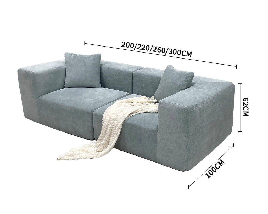 Classic Straight Sofa