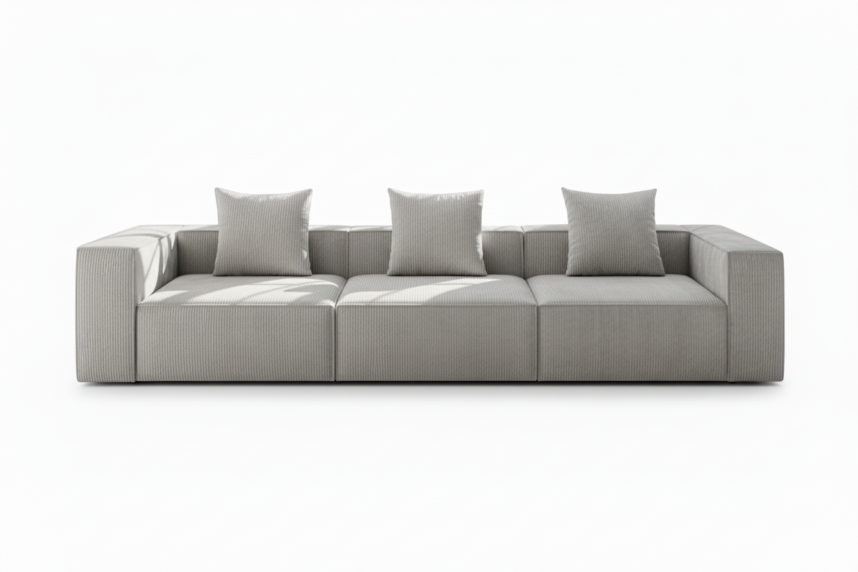3-Seat Light Grey