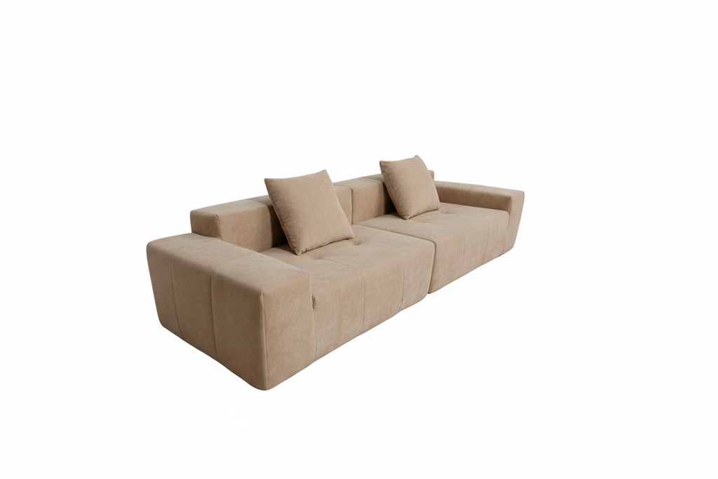 Beige sofa