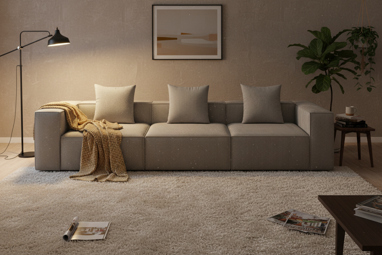 Box Sofa Cozy Home Interior