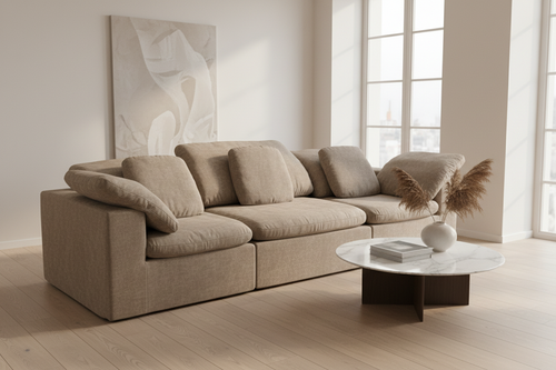 Cloud Sofa в интерьере — бежевый