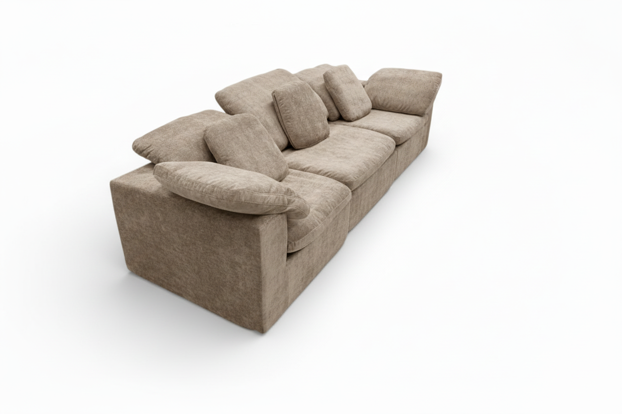 Cloud Sofa — Warm Beige / Taupe