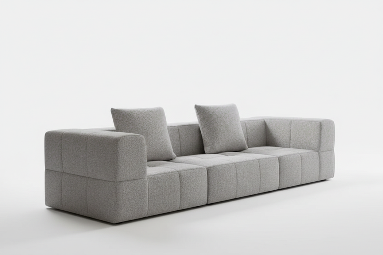 Light grey sofa