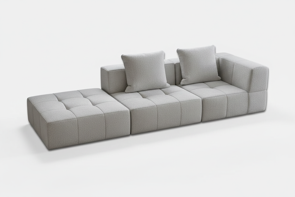 Light grey sofa