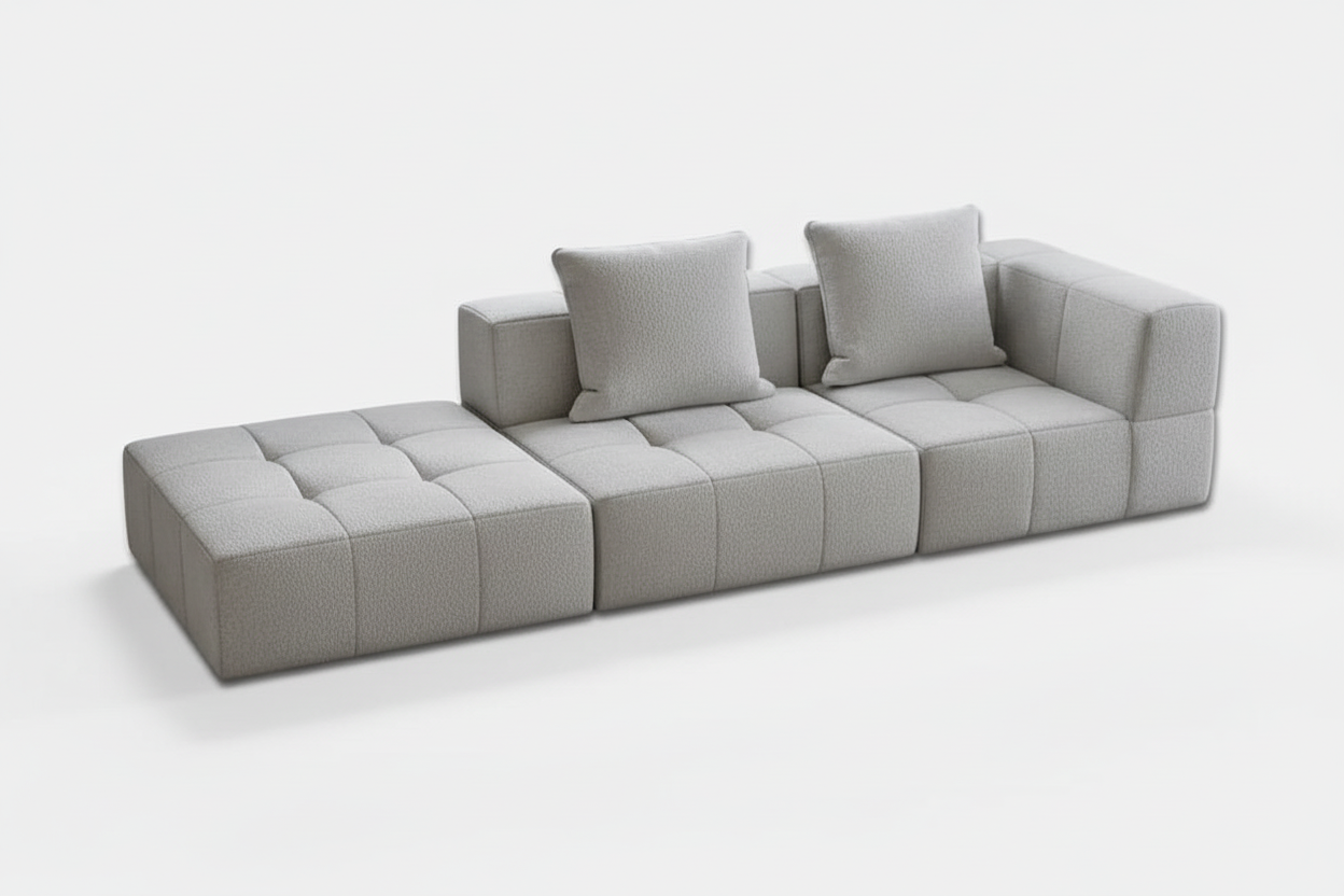 Light grey sofa
