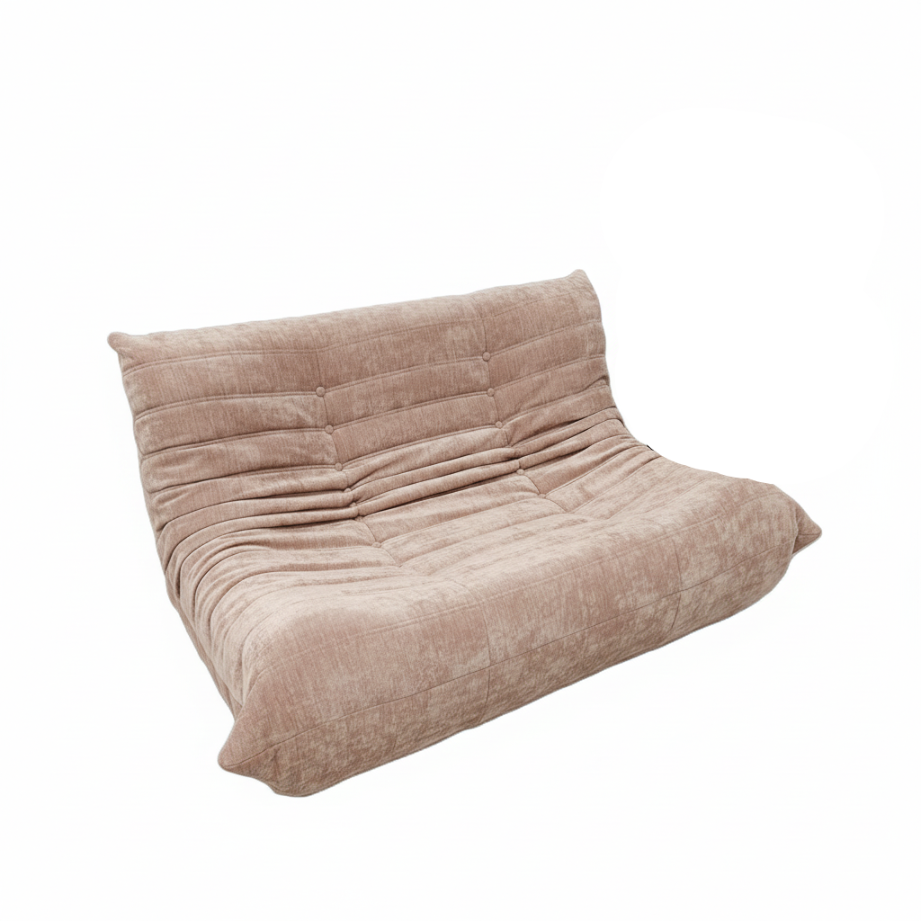 Sofa blush beige pink