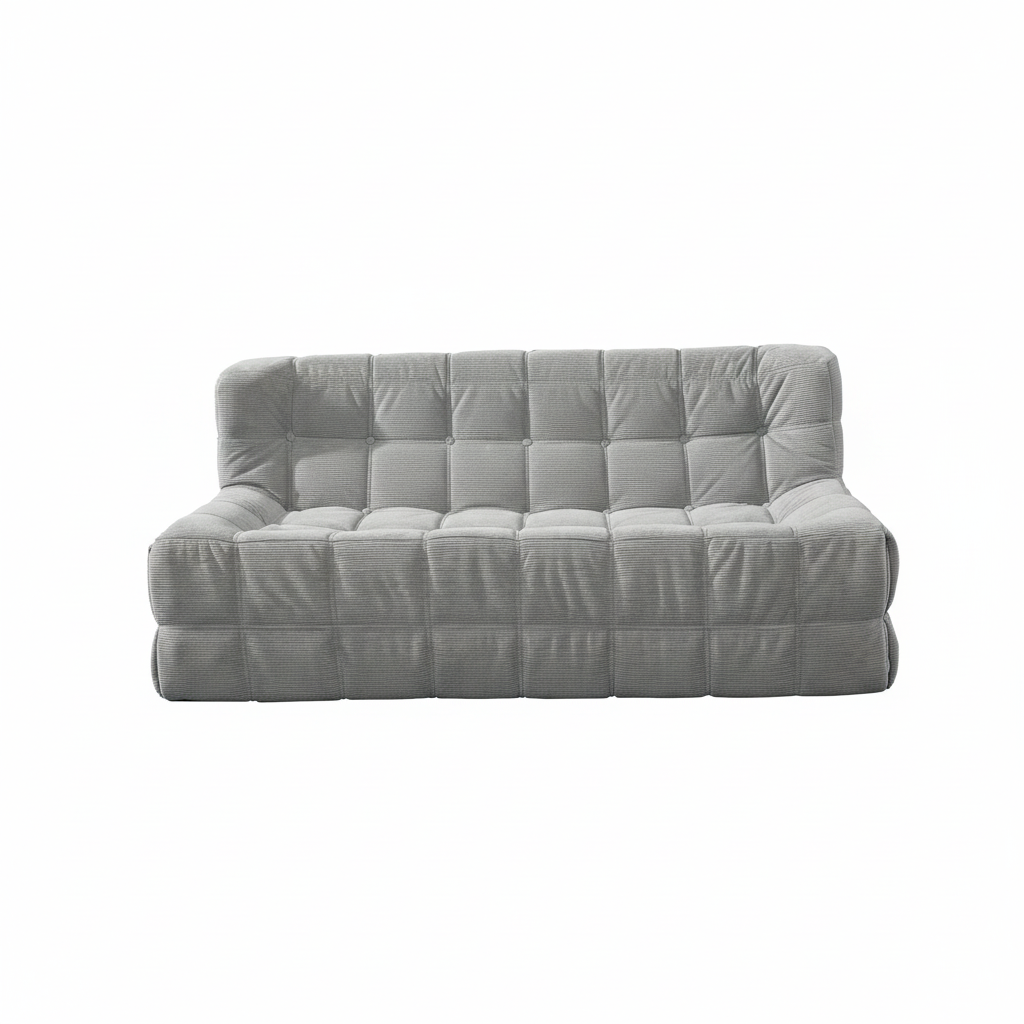 Sofa light grey front