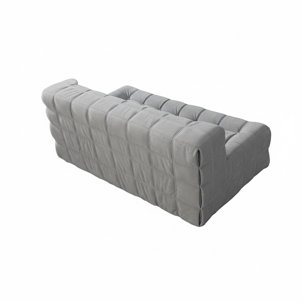 Sofa light grey rear