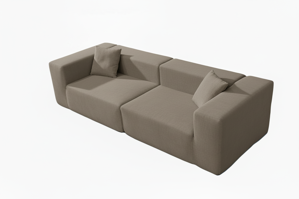Sofa uniform light grey