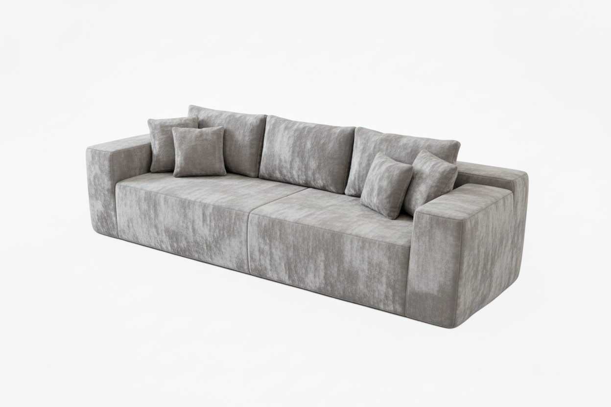 Two-part assembled sofa