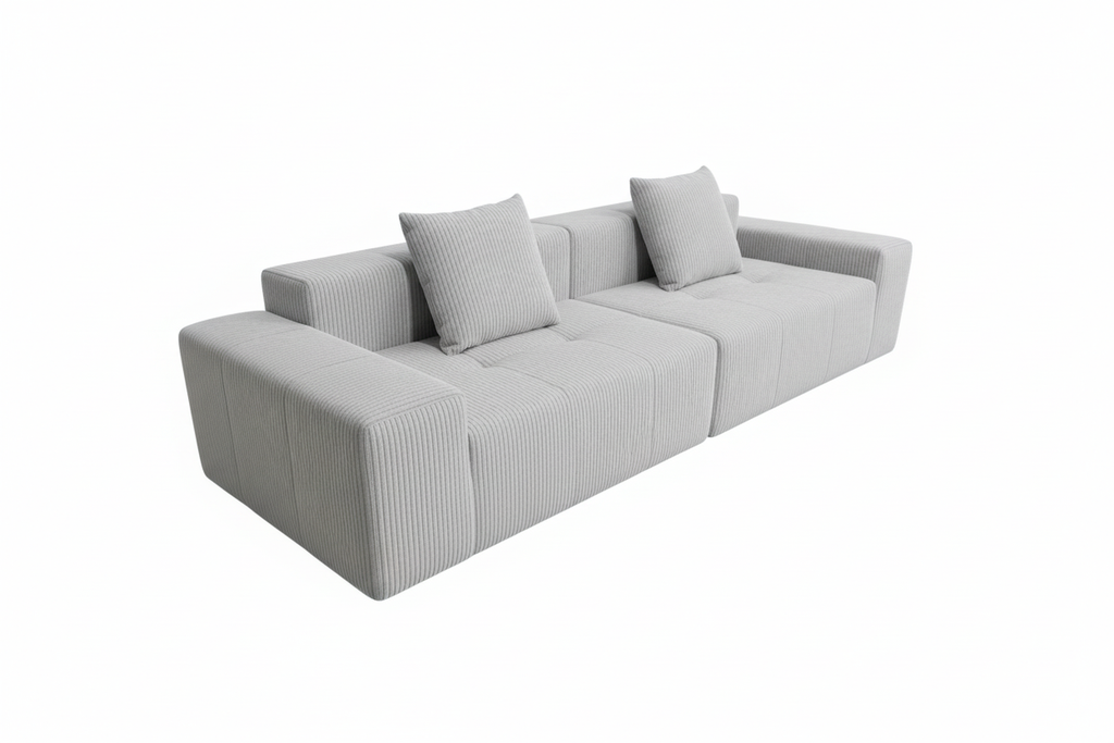 Very light grey sofa