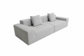 Very light grey sofa